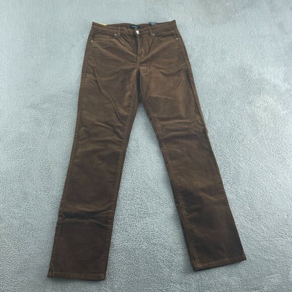 Well Worn Pants - Well Worn High Rise Corduroy Pants Brown Size 6/28 NWT 3311